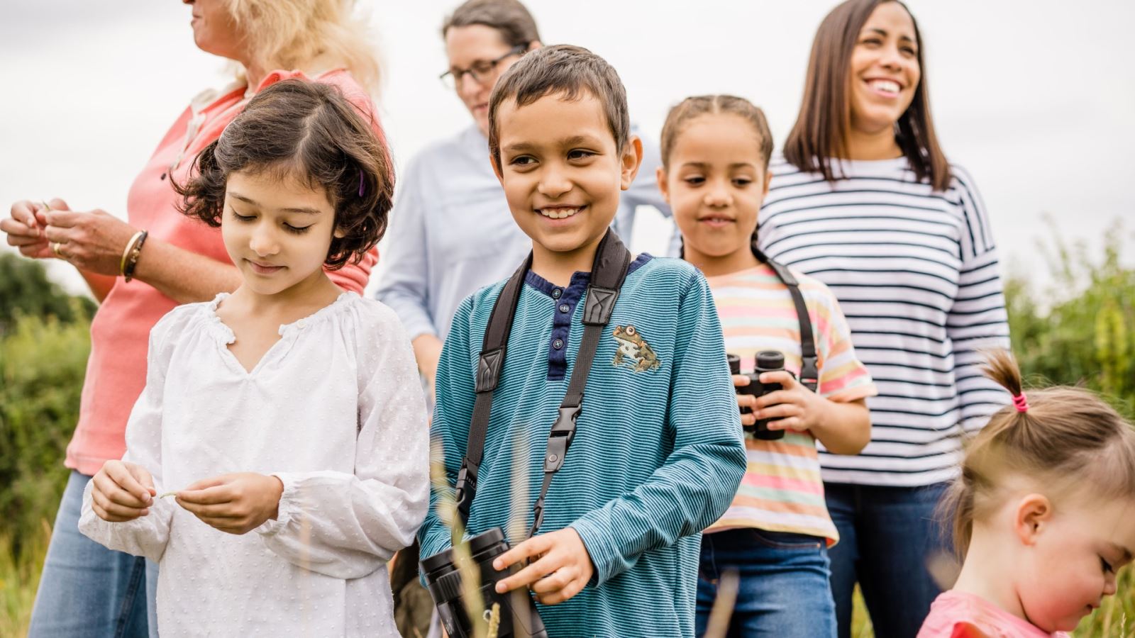 Children on Wild Safari at Slimbridge Wetland Centre. Credit WWT and Clem Stevens